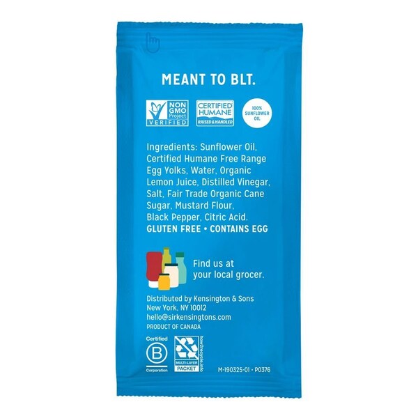 Sir Kensingtons 14 Gram Squeeze Packet Mayonnaise, 50 count, 50PK 67308879 - main