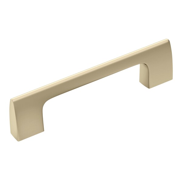 Amerock Riva 3-3/4 in 96 mm Center-to-Center Golden Champagne Cabinet Pull BP55365BBZ - main