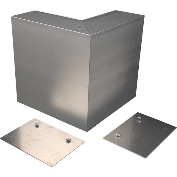 Wiremold Internal Elbow Fitting, Gray, Aluminum ALA4817 - main