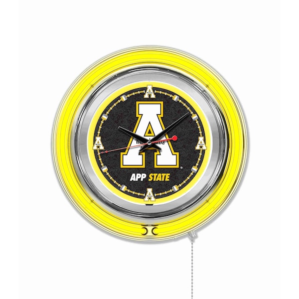 Holland Bar Stool Co Appalachian State University Double Neon 15" Clock Clk15AppStU - main