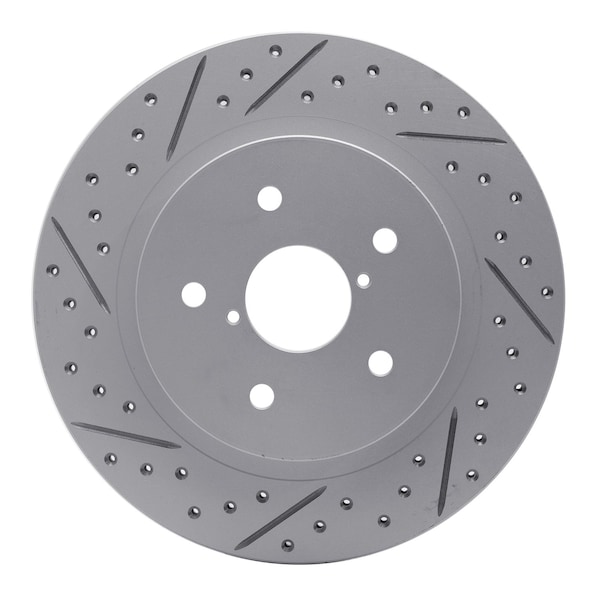 Dynamic Friction Co DFC Geoperformance Rotor - Drilled and Slotted 830-13028L - main