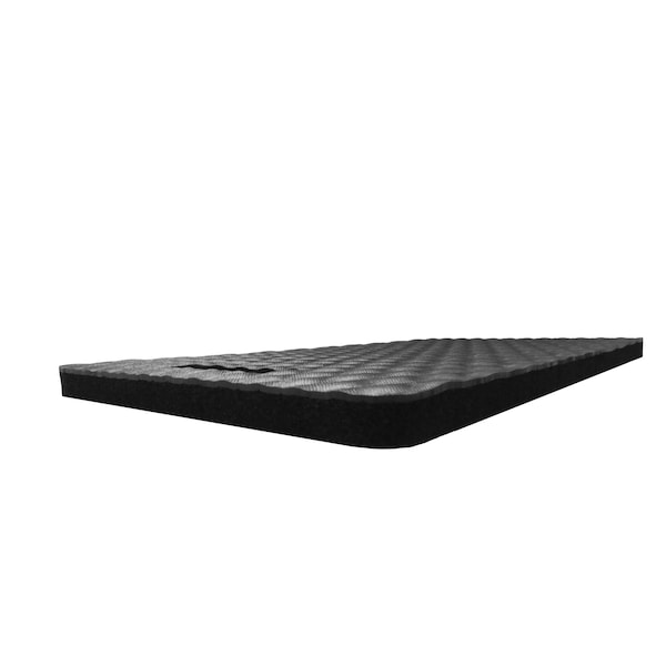M A Matting Kneeling Comfort Mat, Black 12" x 22" 43311222000 - main