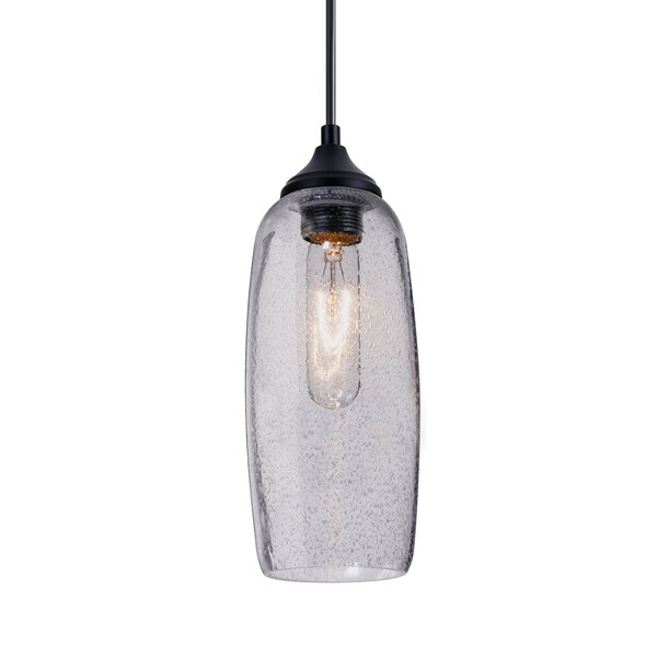 Besa Lighting Besa Pinot 9 Outdoor Pendant, Clear Bubble, Black Finish, 1x 60W MAX E26 Base OP-PINOT9CL-BK - main