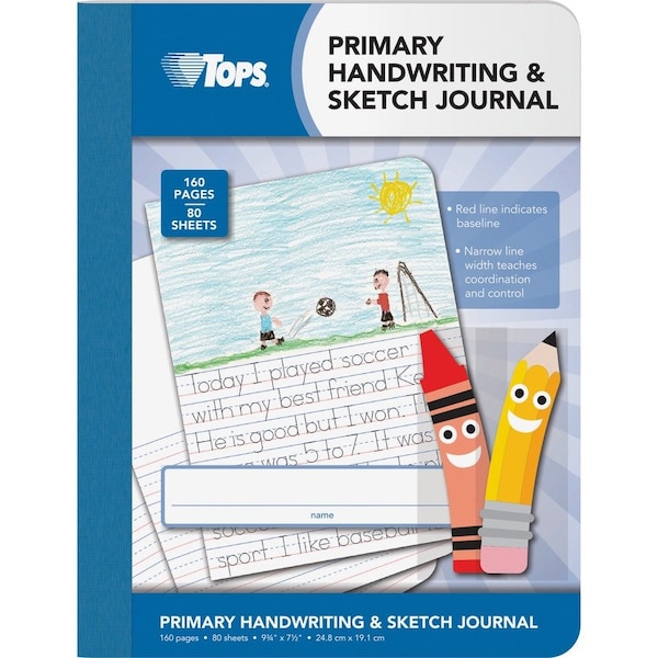Tops Primary Journal Handwriting and Sketch 9.75 in x 7.5 in 80 SH per BK 63785 - main