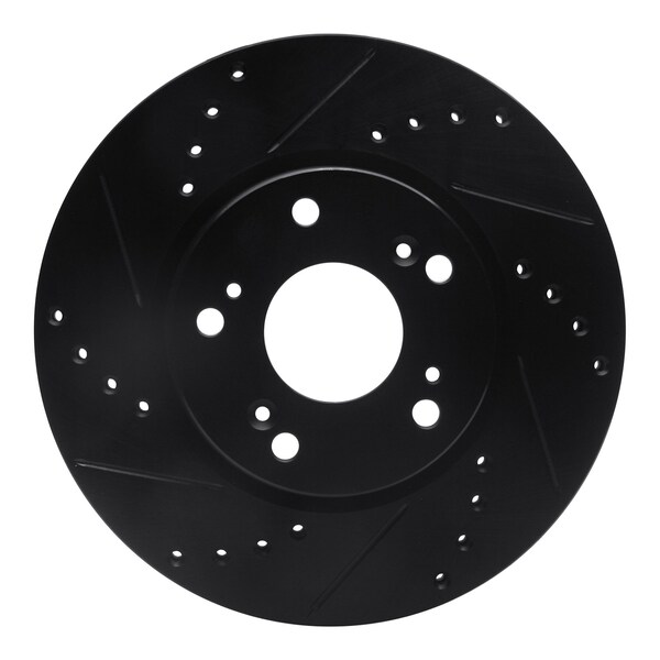 Dynamic Friction Co DFC Brake Rotor - Drilled and Slotted - Black 633-59034L - main