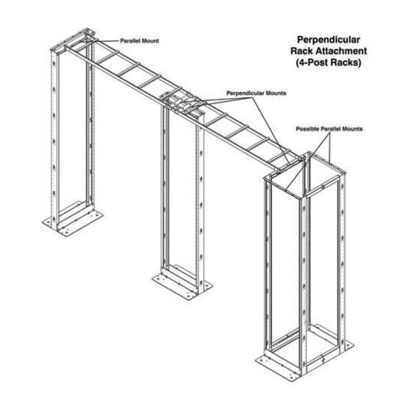 Eaton Tripp Lite Series SmartRack Hardware Kit - Connects SRCABLELADDER to a wall or Open Frame Rack SRLADDERATTACH - main