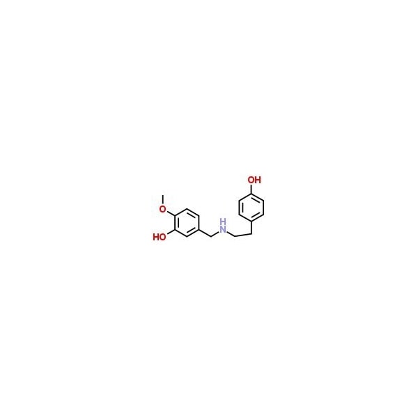 Ak Scientific N-(p-Hydroxyphenethyl)-N-(3-hydroxy-4-methoxy)benzylamine (5mg), CAS 4579-60-6 C405-5mg - main