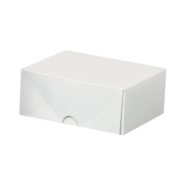 Partners Brand 4 3/4 in x 3 1/2 in x 2 in Stationery Folding Cartons, White, Fiberboard, 200 PK BCF23 - main