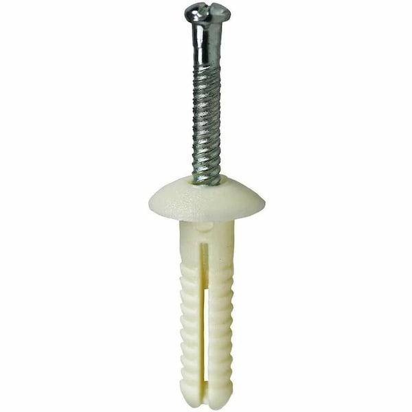 Dottie Nail Drive Anchor, 1/4" Dia., 1" L, Polyethylene 100 PK 1714 - main