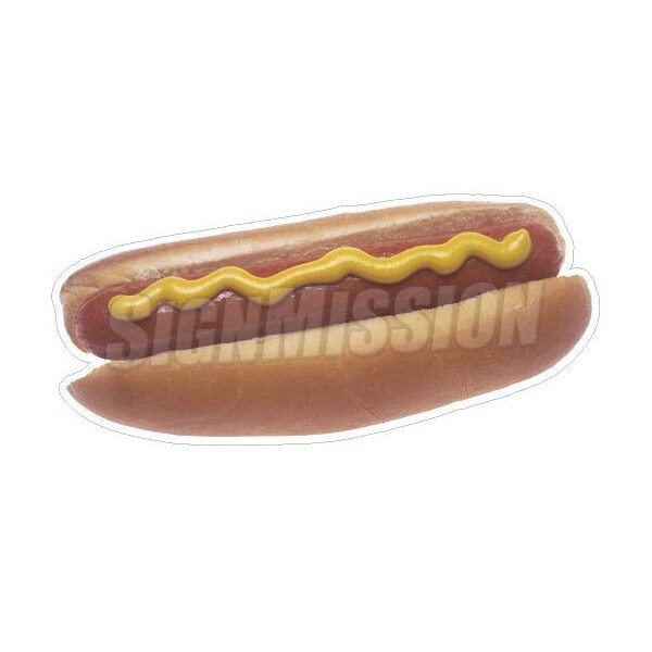Signmission Hotdog, 12 Inch, Decal D-Hotdog - main