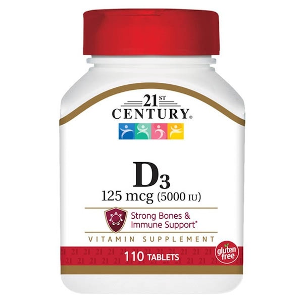 21St Century Vitamin D, 5000IU, 110PK 74098527288 - main
