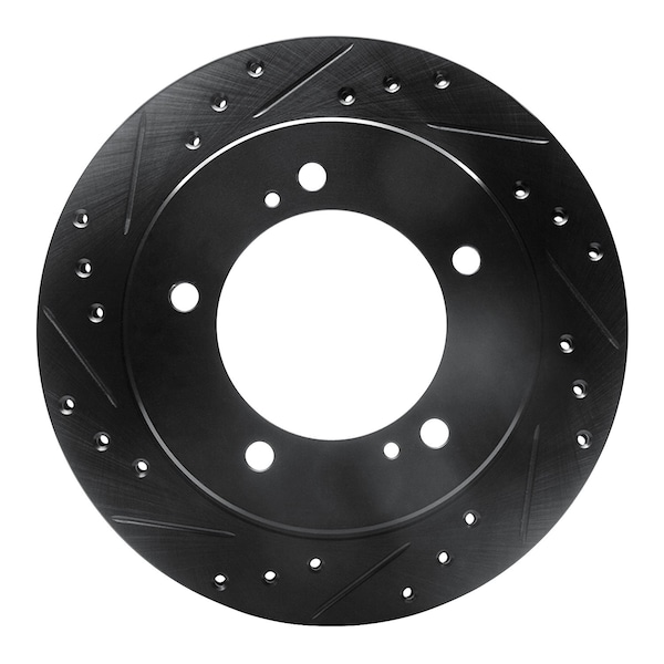 Dynamic Friction Co DFC Brake Rotor - Drilled and Slotted - Black 633-47059L - main