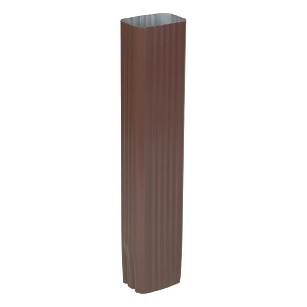 Amerimax Home Products 15 x 4 x 3 in. & 15 x 5 x 3.25 in. Aluminum K Downspout Extension, 14PK 5001176 - main