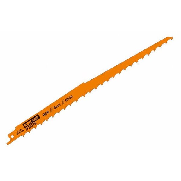 Cmt RECIPROCATING SAW BLADES for WOOD (HCS) 12inx 3TPI (5-PCS.) JS1617K-5 - main