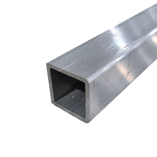 Online Metal Supply 1-1/4 in x 1-1/4 in x 72 in, (0.125 inW), 6061-T6 Aluminum Round Corner Square Tube 60616RCSQT1.25W0.12572.1 - main