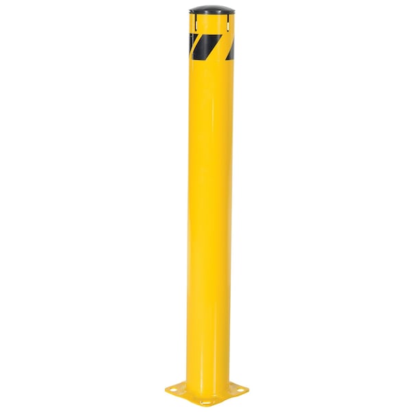 Vestil Steel Pipe Bollard With Chain Slots BOL-JK-48-5.5 - main