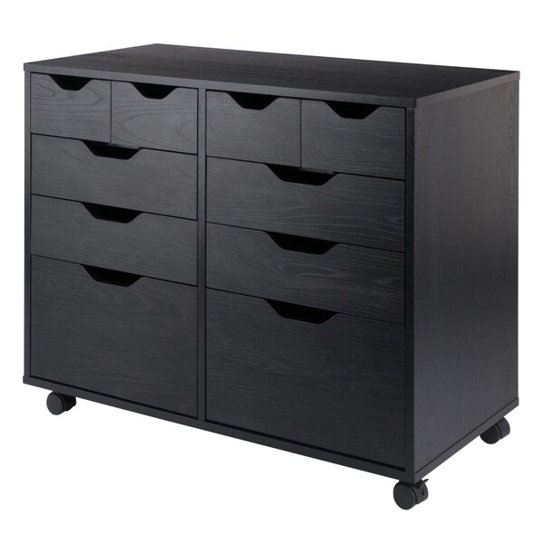 Juki Furniture 26.3 x 32.1 in. Halifax Cabinet, Black JU3943890 - main
