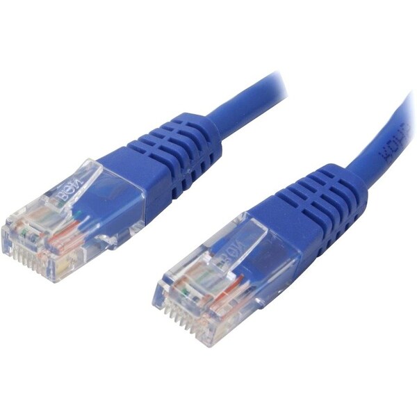 Startech.Com 1 FT BLUE MOLDED CAT5E UTP PATCH CABLE M45PATCH1BL - main