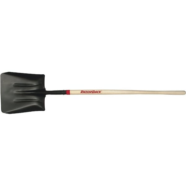 Union Tools Coal and Street Shovel, 1312 in W Blade, 1412 in L Blade, Steel Blade, Straight Handle 54246 - main