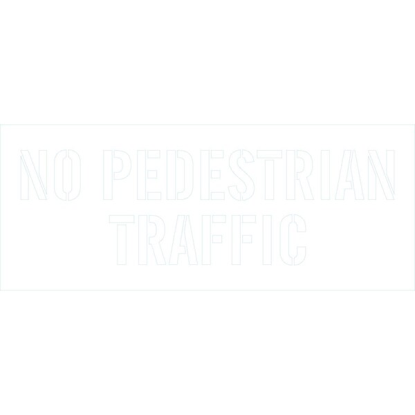 Lyle No Pedestrian Traffic, 60x24, Non-Reflective, None G-16934-NS_60x24 - main