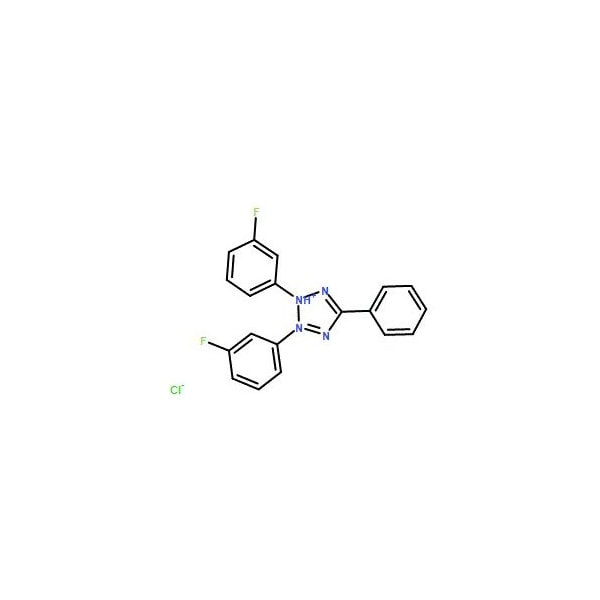 Ak Scientific 2, 3-Bis(3-fluorophenyl)-5-phenyltetrazolium chloride (100mg), CAS 240800-46-8 5199AL-100mg - main