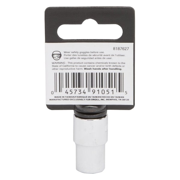 Vulcan Drive Socket, 10 mm Socket, 3/8 in Drive, 6-Point, Chrome Vanadium Steel, Chrome, MT6498836 MT6498836 - main