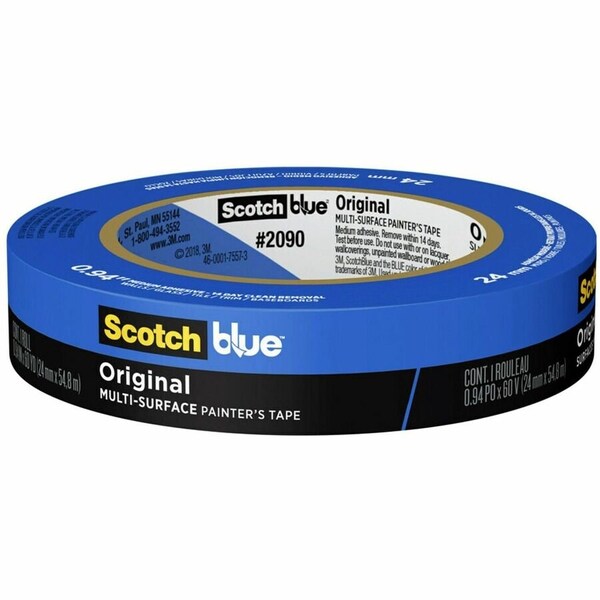 Scotch Painters Tape Blue 2090 Painters Masking Tape for Multi-Surfaces 2090-24NC - main