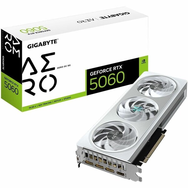Gigabyte GeForce RTX 5060 AERO OC 8G GV-N5060AERO OC-8GD - main