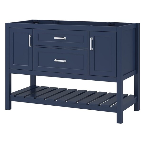Fgi Lawson Series Vanity Cabinet, 48 in W Cabinet, 2112 in D Cabinet, 34 in H Cabinet, Wood, 2Drawer LSBV4822D - main