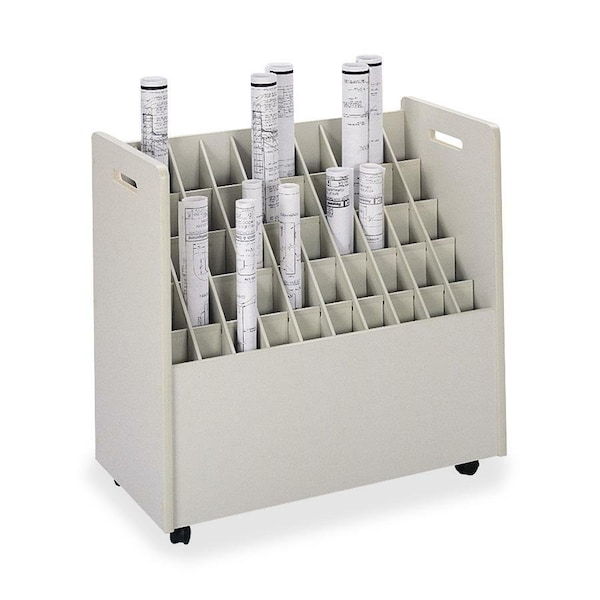 Safco Roll File, Mobile, 50 Compartment 3083 - main