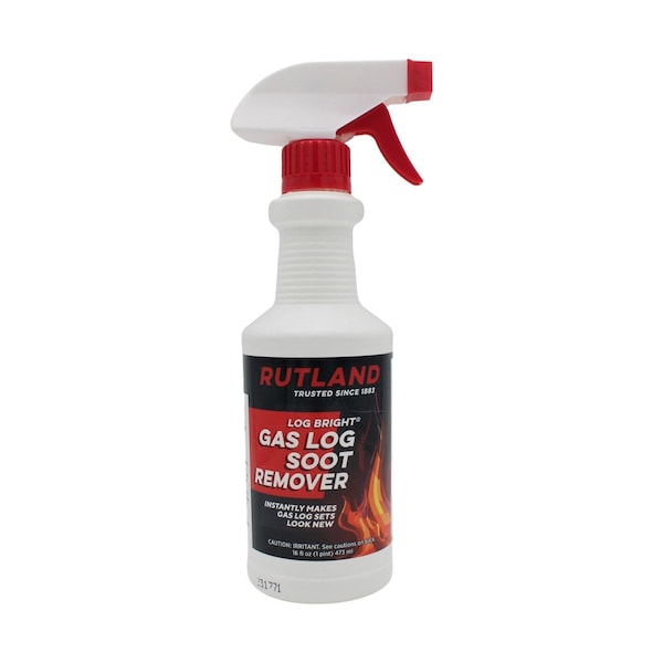Rutland Log Bright Gas Log Soot Remover 16 fl oz Spray Bottle 570-6 - main