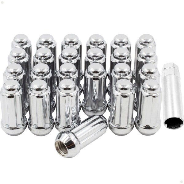 Coyote Wheel Accessories WHEEL INSTALLATION KIT 6 Lug Kit 14 Millimeter x 2 Thread Size 60 Degree Conical Spline Drive Ac 63K673 - main
