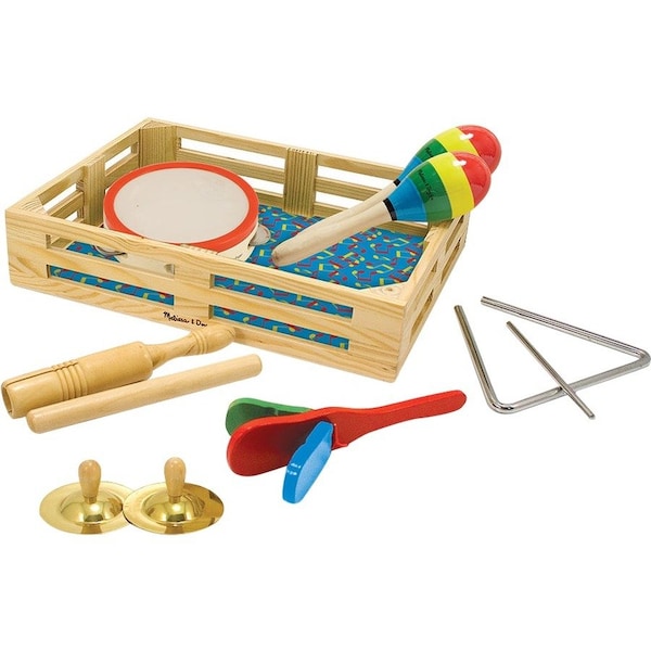 Melissa & Doug Band-in-a-Box - Clap Clang Tap, 10 Pieces 488 - main