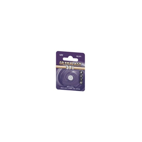 Ultralast NABC UltraLast UL371Silver Oxide Coin Cell - Silver Oxide - 1.5V DC UL371 - main