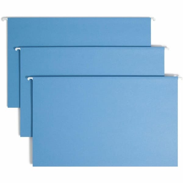 Smead Hanging File Folder, Blue, PK25 SMD64160 - main