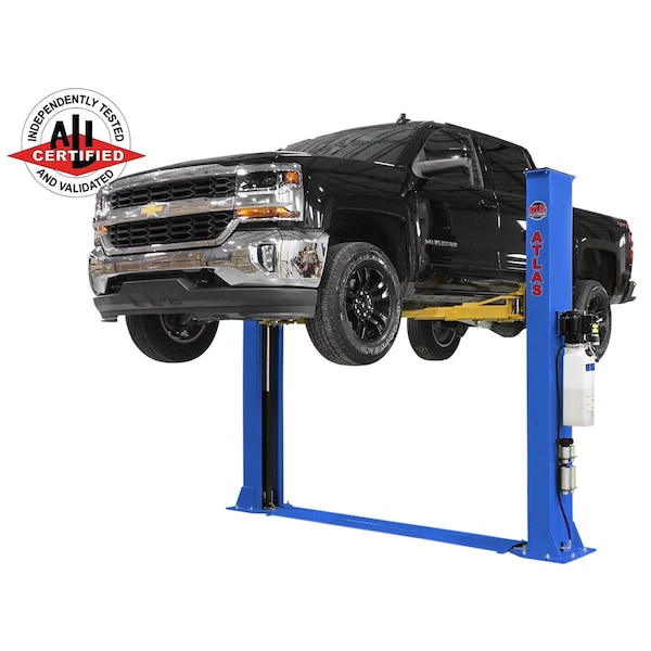 Atlas Automotive Equipment Atlas Platinum Pvl9Bp Ali Certified Commercial Baseplate 9,000 Lb. Capacity 2-Post Lift AP-PVL9BP-FPD - main