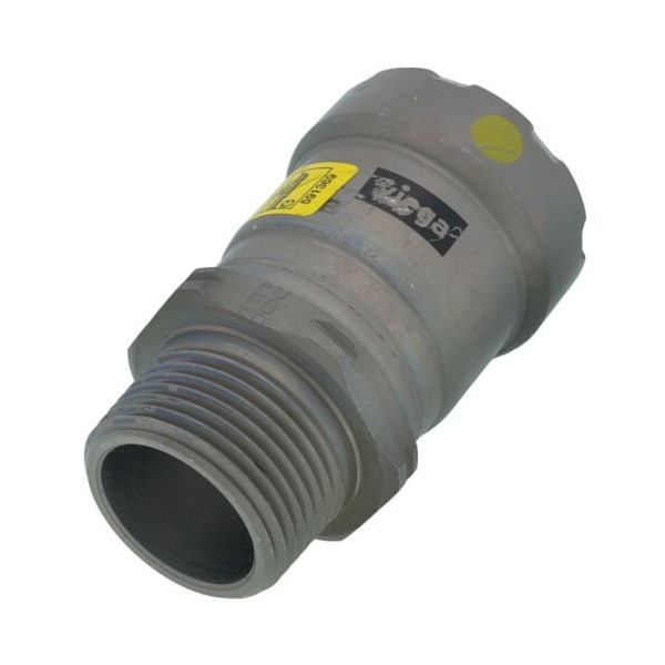 Viega MegaPressG adapter P 1 MPT 1 carbon steel zinc-nickel coating 25111 - main