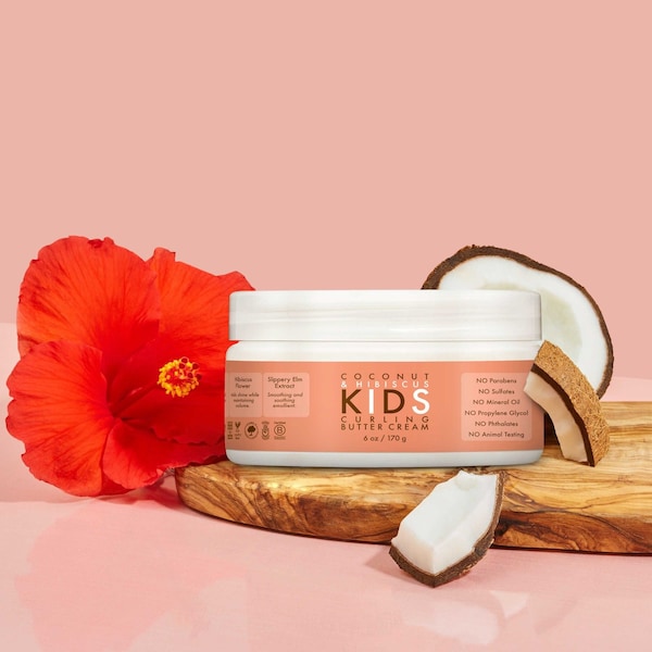 Shea Moisture Kids Coconut and Hibiscus Hair Butter Cream, 6 Ounce, 12PK 64383645 - main