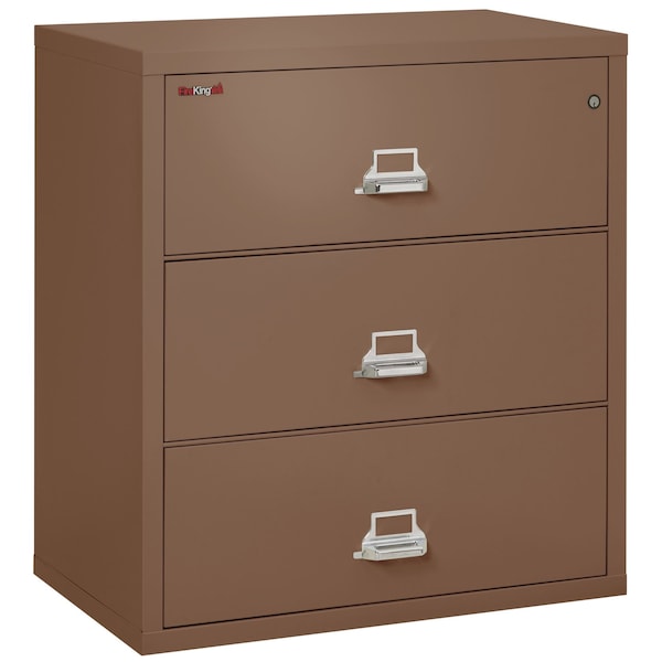 Fireking 3 Drawer, 1 Hr Fire & Impact Rated, 38" Wide Lateral Tan 3-3822-CTN - main