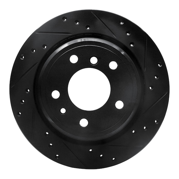 Dynamic Friction Co DFC Brake Rotor - Drilled and Slotted - Black 633-31032R - main