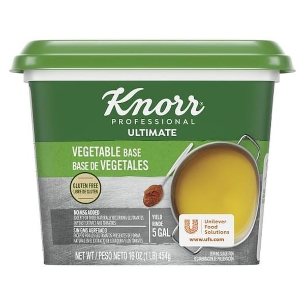 Knorr Professional Ultimate Vegetable Stock Base, 1 pound, 6PK 84151017 - main
