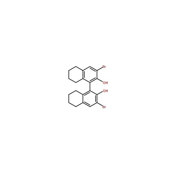 Ak Scientific (R)-3, 3'-Dibromo-5, 5', 6, 6', 7, 7', 8, 8'-octahydro-1, 1'-bi-2-naphthol (5g), CAS 65355-08-0 8006AJ-5g - main