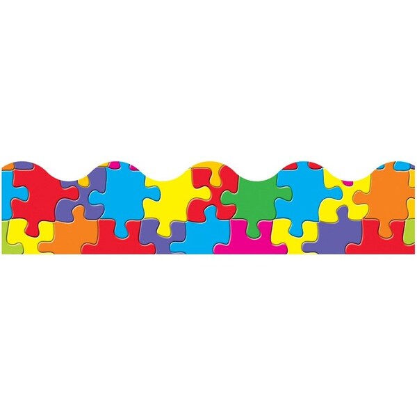 Trend Enterprises Jigsaw Terrific Trimmers®, 39 Feet Per Pack, PK6 T92144 - main