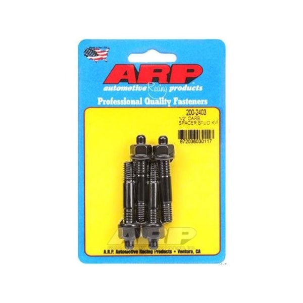 Arp 1/2IN CARBURETOR SPACER STUD KIT 2.225IN OAL 200-2403 - main