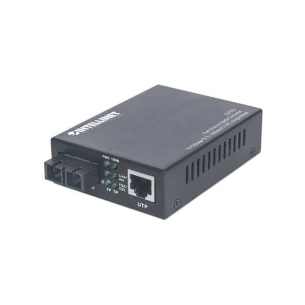 Intellinet Network Solutions 10/100 Sc Single Mode Media Converter 507332 - main