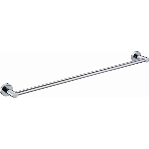 Pamex 24" Towel Bar with Flat Round Roses Bright Chrome Finish BC12CP15824 - main