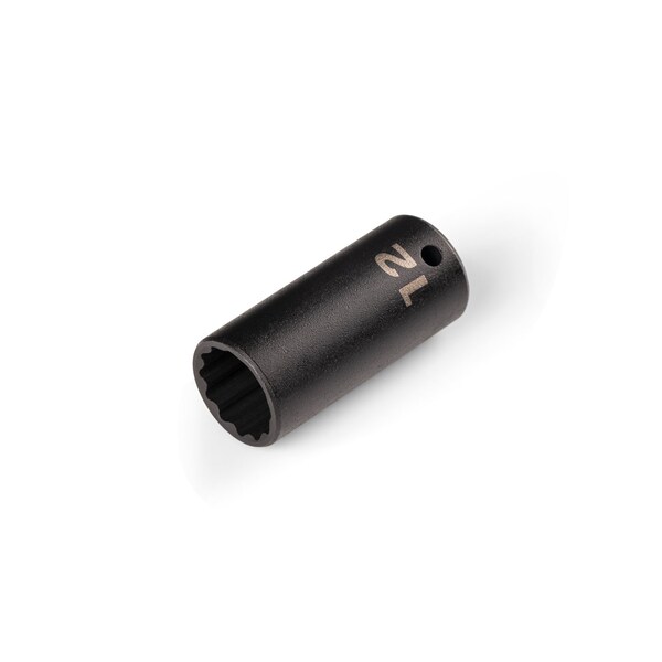 Tekton 1/4 Inch Drive x 12 mm Semi-Deep 12-Point Impact Socket SID04312 - main