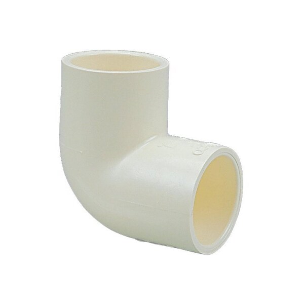 Nibco Pipe Elbow, 3/4 in, Slip, 90 deg Angle, CPVC, White, 10PK T00110J - main