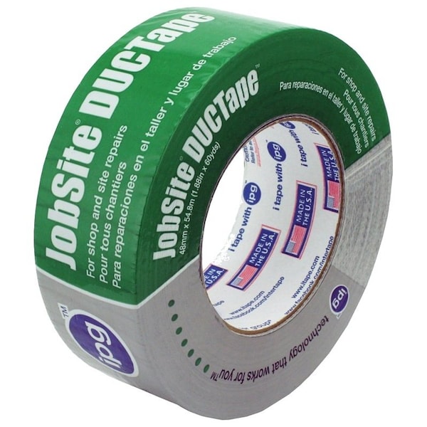 Intertape IPG 6700 Duct Tape, 60 yd L, 1.88 in W, Poly-Coated Cloth Backing, Silver 91410 - main