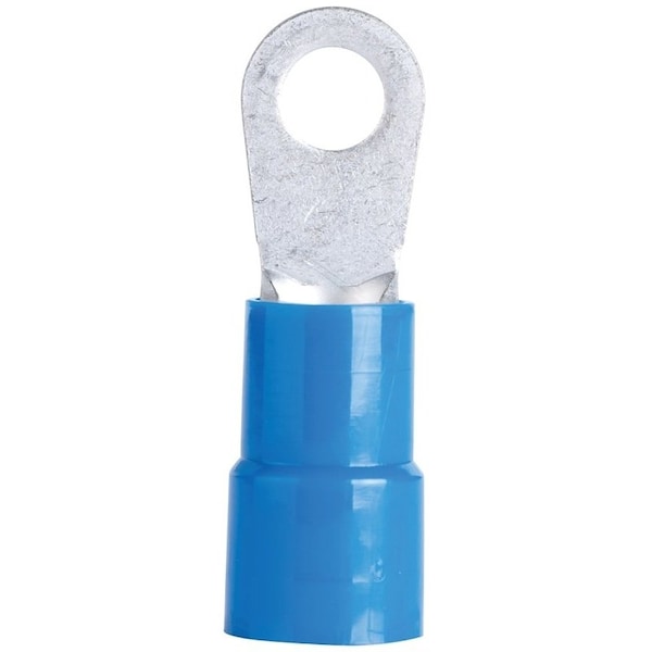Gardner Bender Ring Terminal, 1/4 in Stud Size, Vinyl Insulated, Crimp Termination Only 14-095 - main